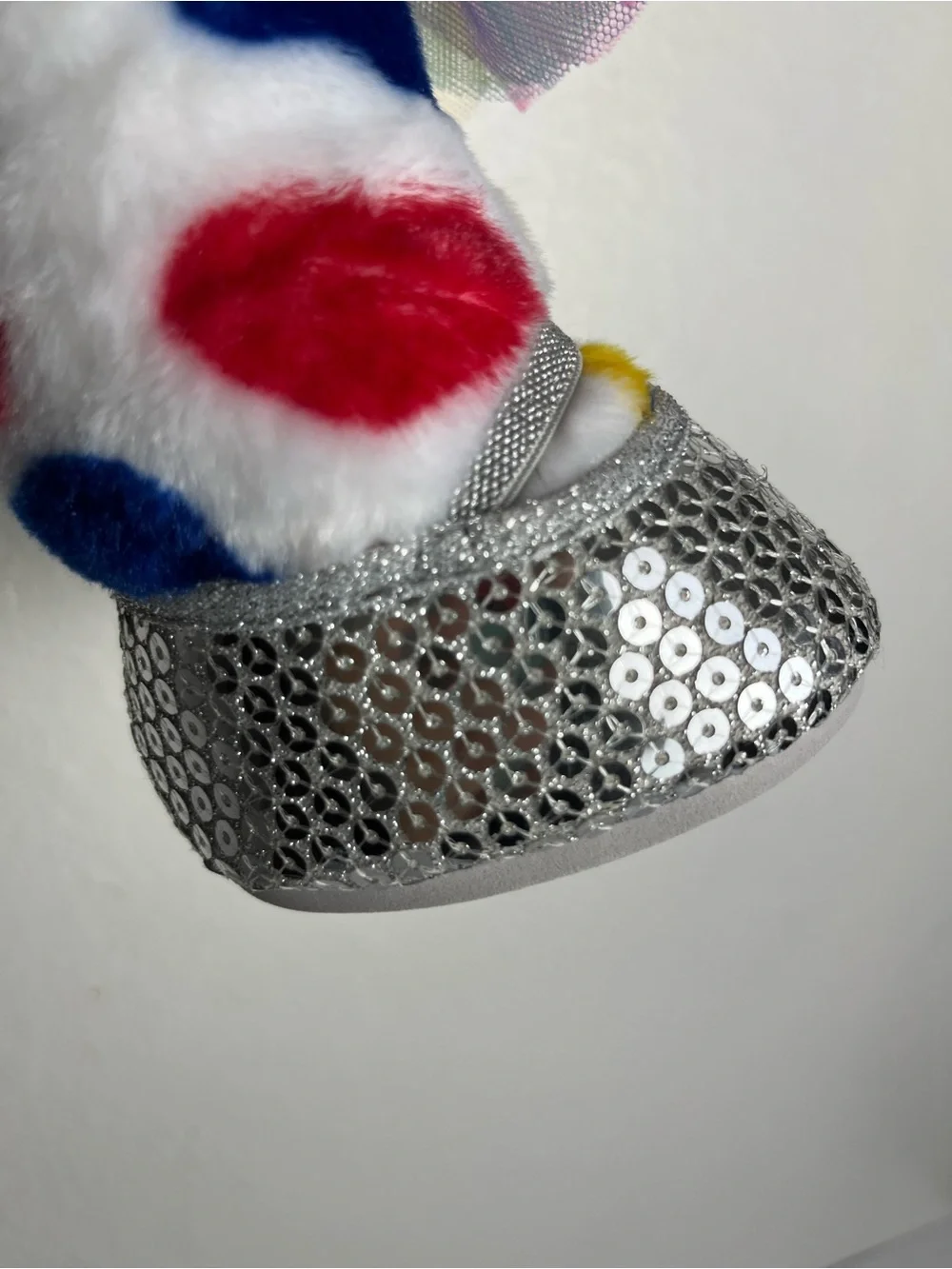 Build A Bear New Celebration Backpack Tutu Hello Winter Top Silver Sequins Shoes